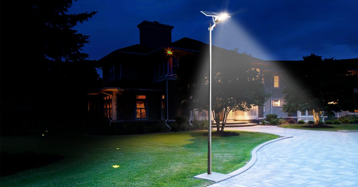 solar light for column