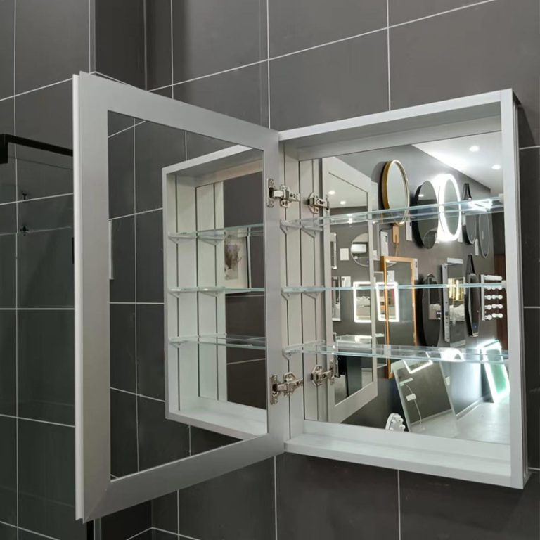 bathroom led cabinet mirror